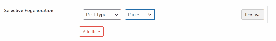 Regeneration rules 1