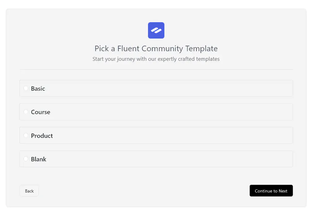 Fluentcommunity templates