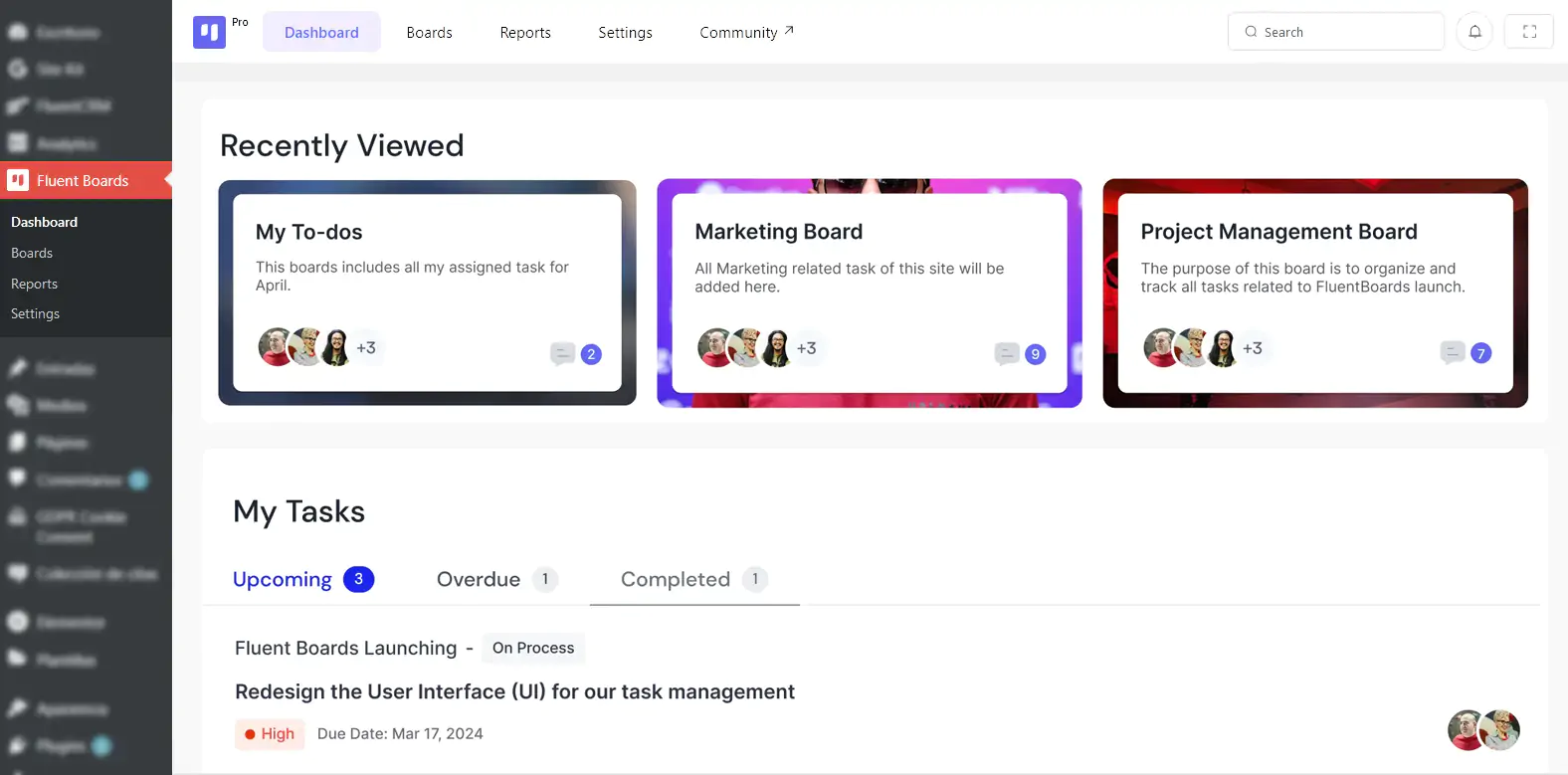 Fluentboards Screencap 1