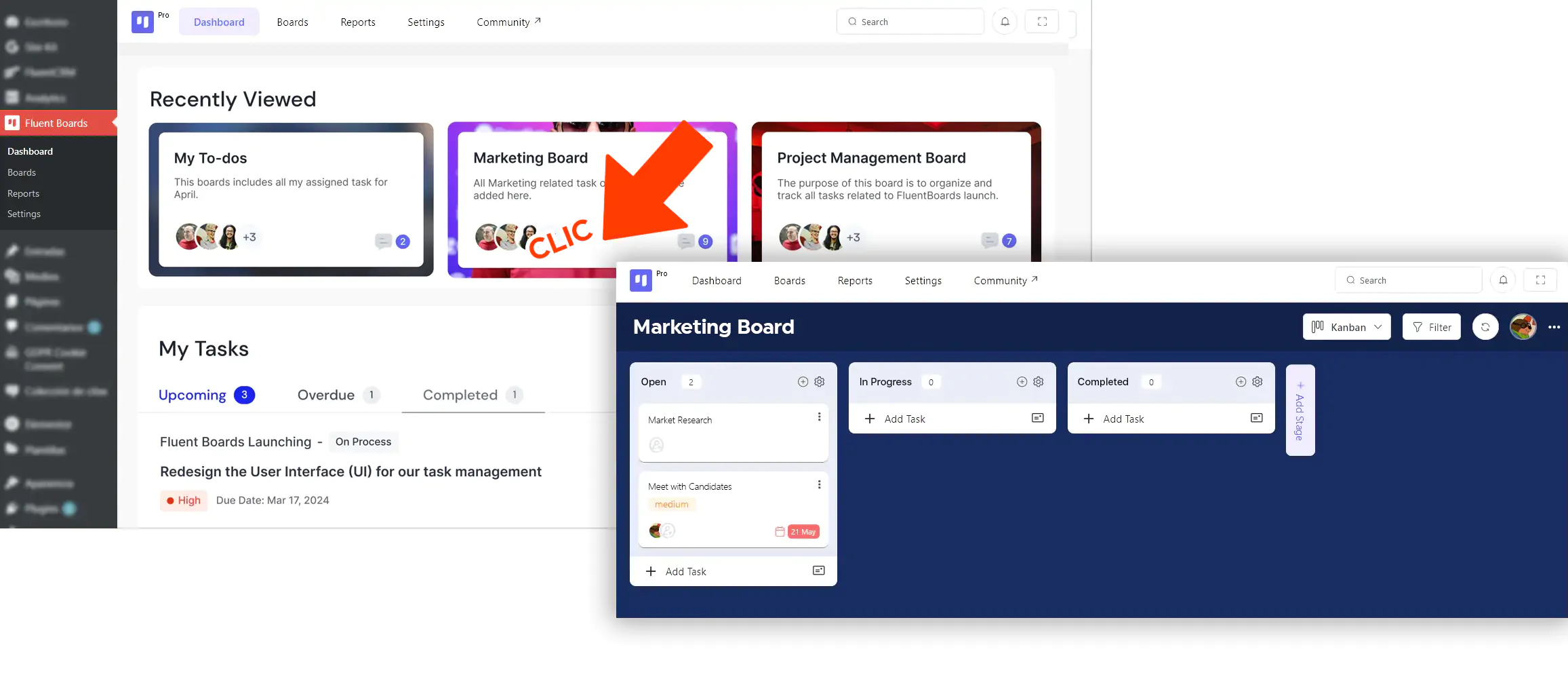 Fluentboards Screencap 2