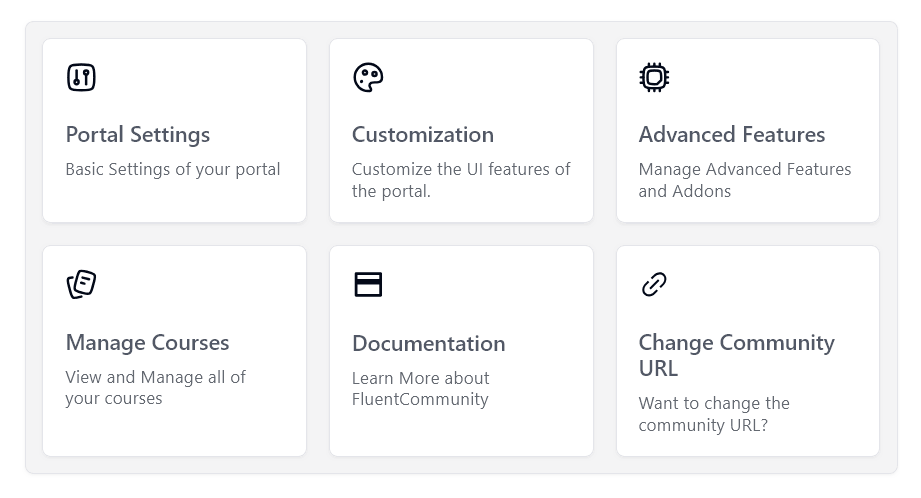 Fluentcommunity Panel