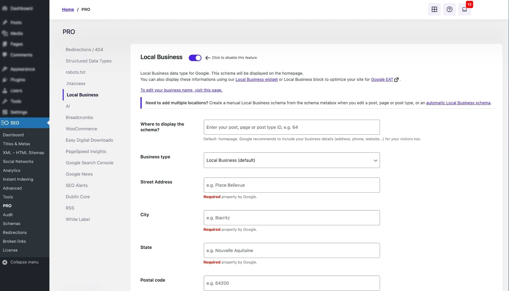 Seopress pro screenshot