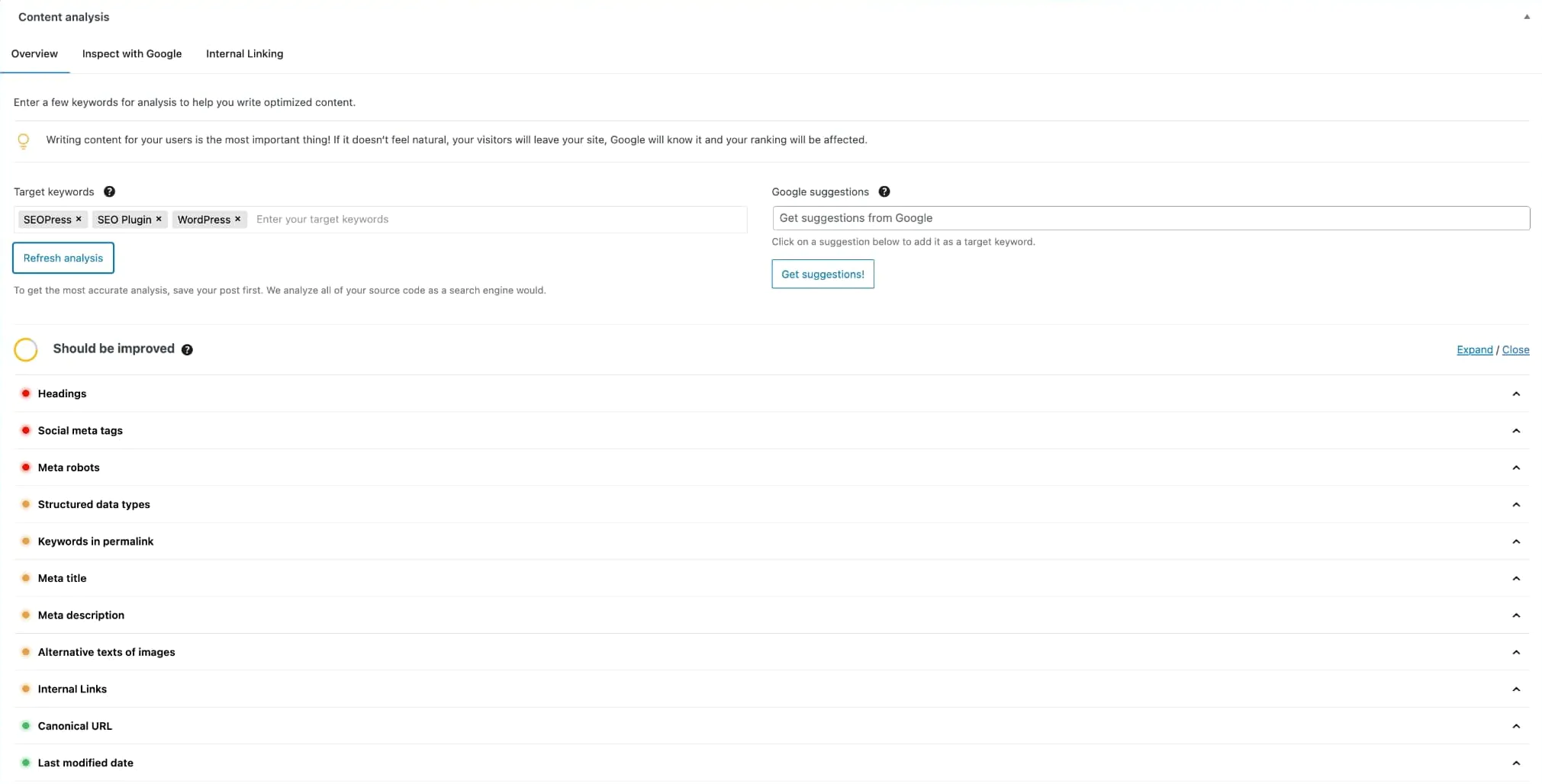 Seopress screenshot 2