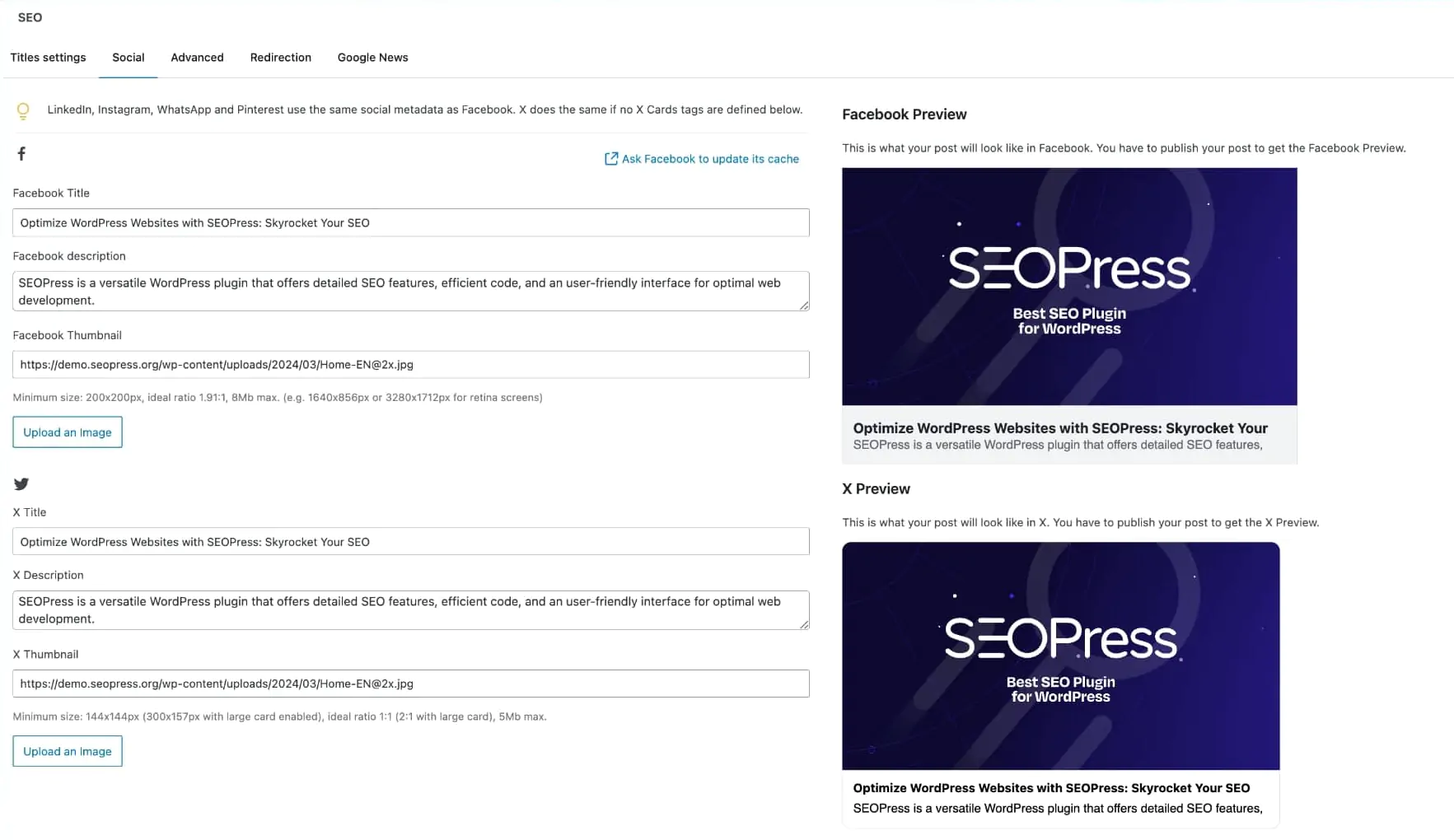 Seopress screenshot 3