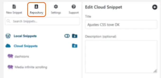 Wpcodebox Repository Button